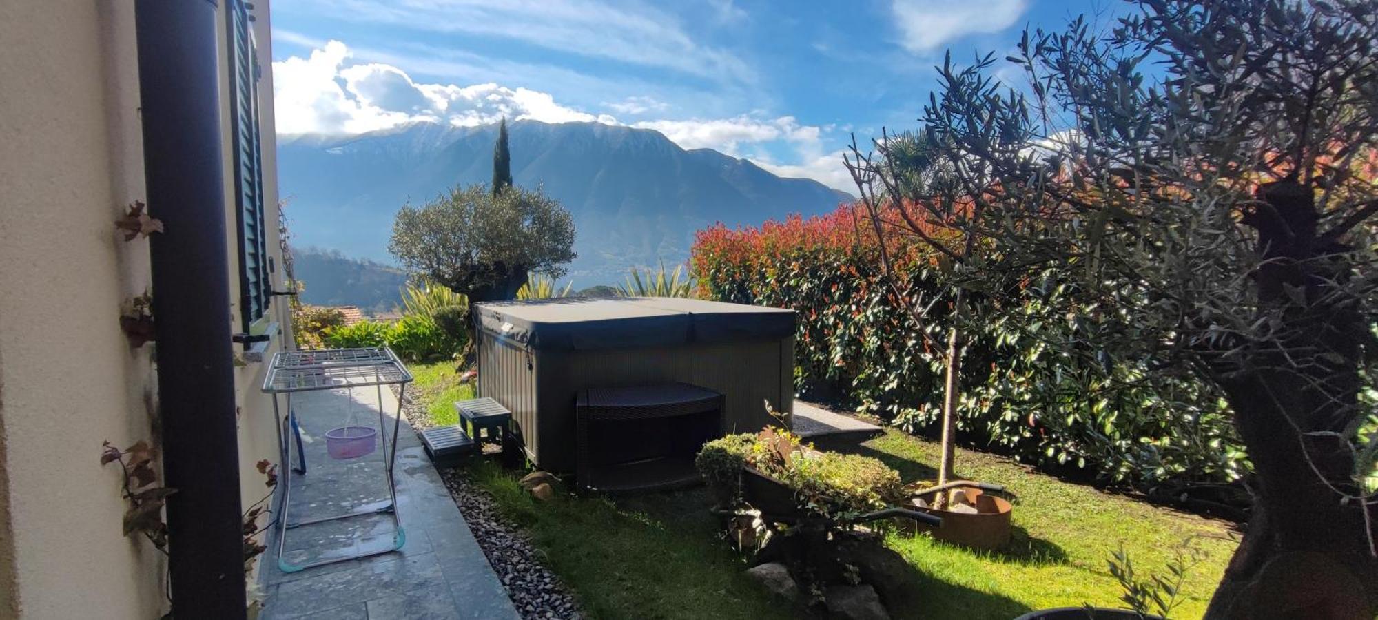 Magic Garden With Jacuzzi-Pool And Luxury Lake Como View لينّو المظهر الخارجي الصورة